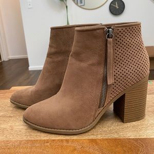 Tan Ankle Booties